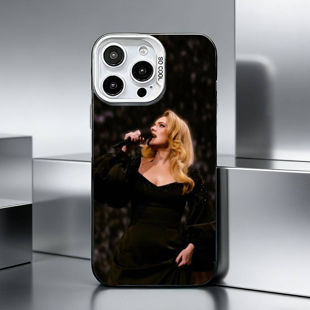 Singer idol A-Adele A-Adkins-AA   Phone Case For iPhone 17,16,15,14,13,12,11 Plus,Pro Max,XS,Colored silver phone case