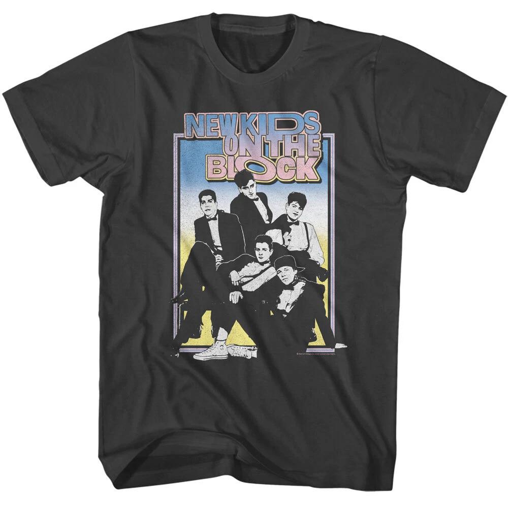 

New Kids On The Block Group Photo Wearing Tuxedos Men s T Shirt Dance Pop Music M