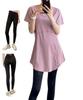 Short Sleeve Yoga Wear Comfortable and Training Gym Outfit [motayu18] Women's Set, Figure-Contacting, Quick-Drying, Stretchy, Lightweight, Pilates,