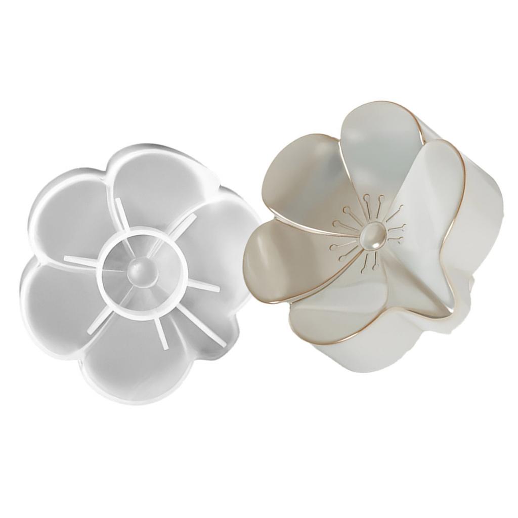 Handmade Crafting Molds Silicone Mold Storage Box Mold Flower Shape for Projects and Home Decoration Enhancements