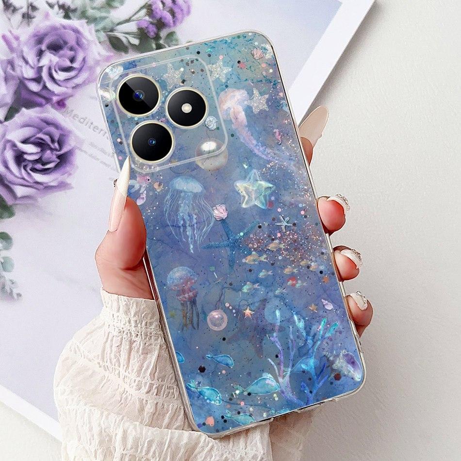 For Realme Note 50 Fashion Cool Pattern Phone Case For Realme Note50 RMX3834 Soft Silicone TPU Cases