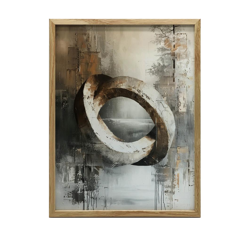 Pierścień Natury Pierścień Natury, 50X70 Cm, Rama Aluminiowa Złota, Papier Matowy 230 Gsm