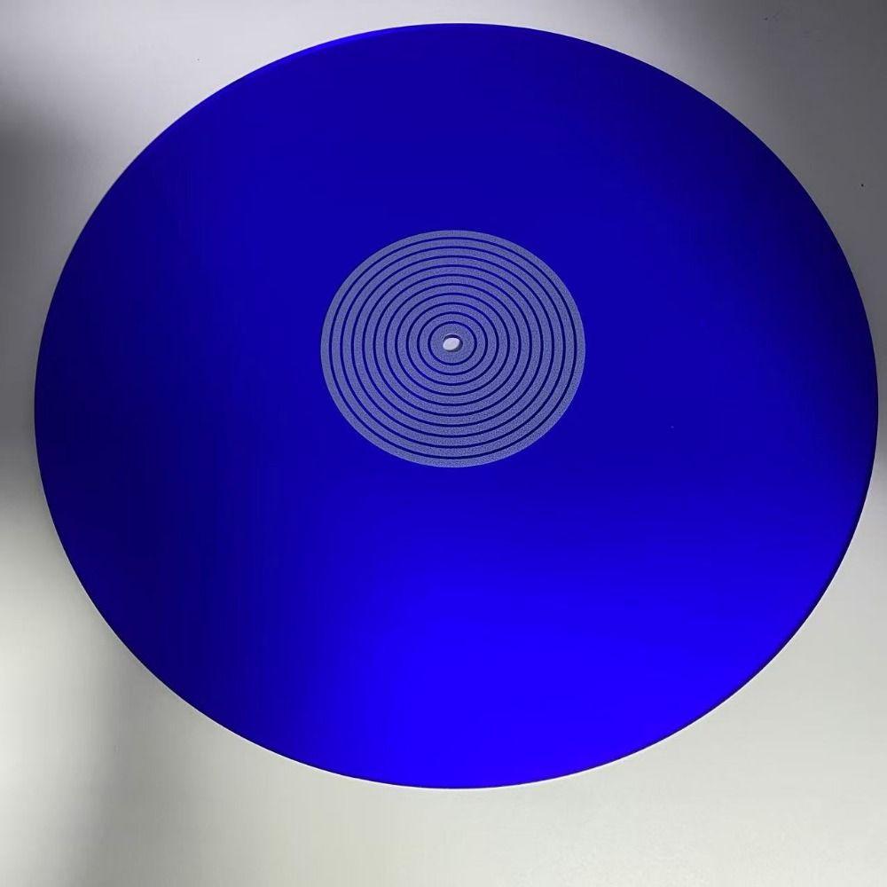 Non-Slip Turntable Slipmat 12 Inch Record Platter Mat Acrylic Turntable Mat Home Hi-Fi