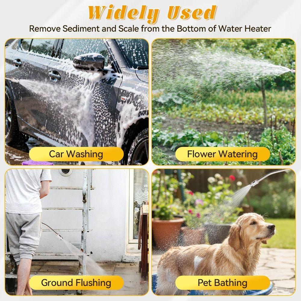 Stainless Steel Pressure Washer Multi Function Watering Sprinkler Water Spray  Car Wash