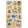 Bit Feex Kids Fort Pre Nursery Educational Jigsaw Puzzles for Adults Kids Learning Toys Kit Board Game 2 Pcs Set