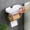Paper Holders Non Perforated Wall Mounted Toilet Tissue Box Waterproof Tissue Holder Toilet Storage Household Bathroom Rack