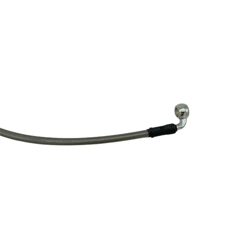 Silber 30cm bis 220cm 28°-90° 10mm Motorrad Hydraulisch Verstärkt Bremskupplung Öl Schlauch Kabel Leitung Rohr Für ATV Dirt Racing Bike