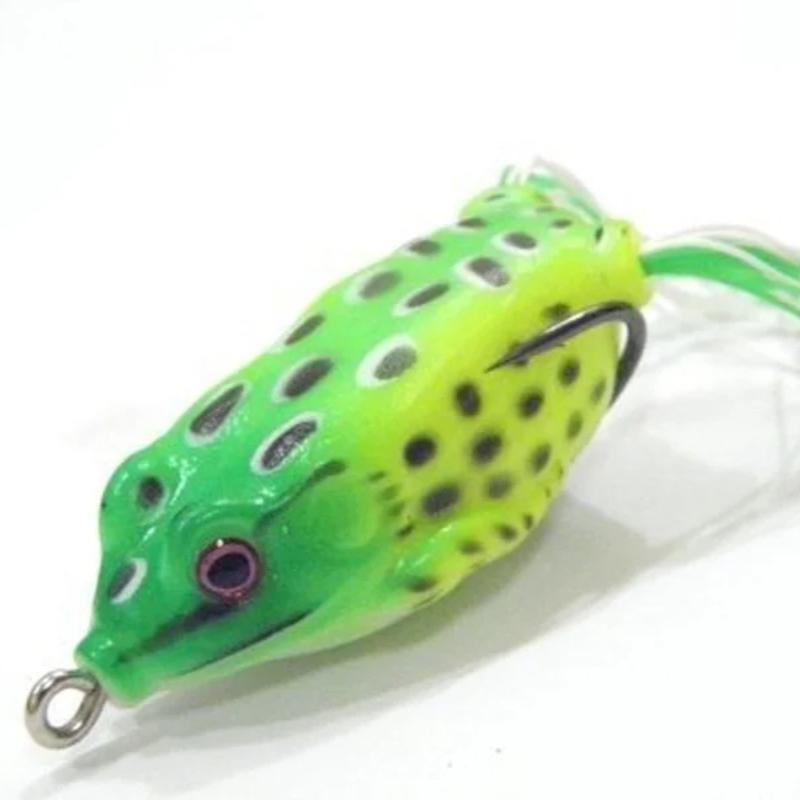 5Pc Simulated Toad Frog Soft Fish Bait Comes With Tassels To Mimic Live Animals And Attract Fishing Prey Outdoor Go Angling Tool