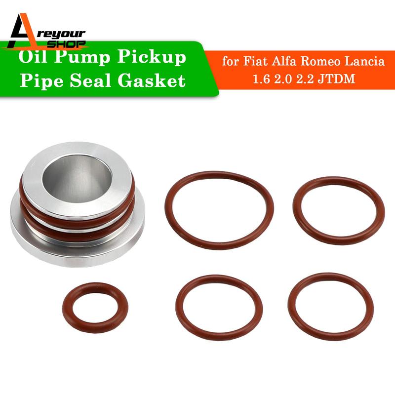 Guarnizione tubo di pescaggio pompa olio Areyourshop per Fiat Alfa Romeo Lancia 1.6 2.0 2.2 JTDM