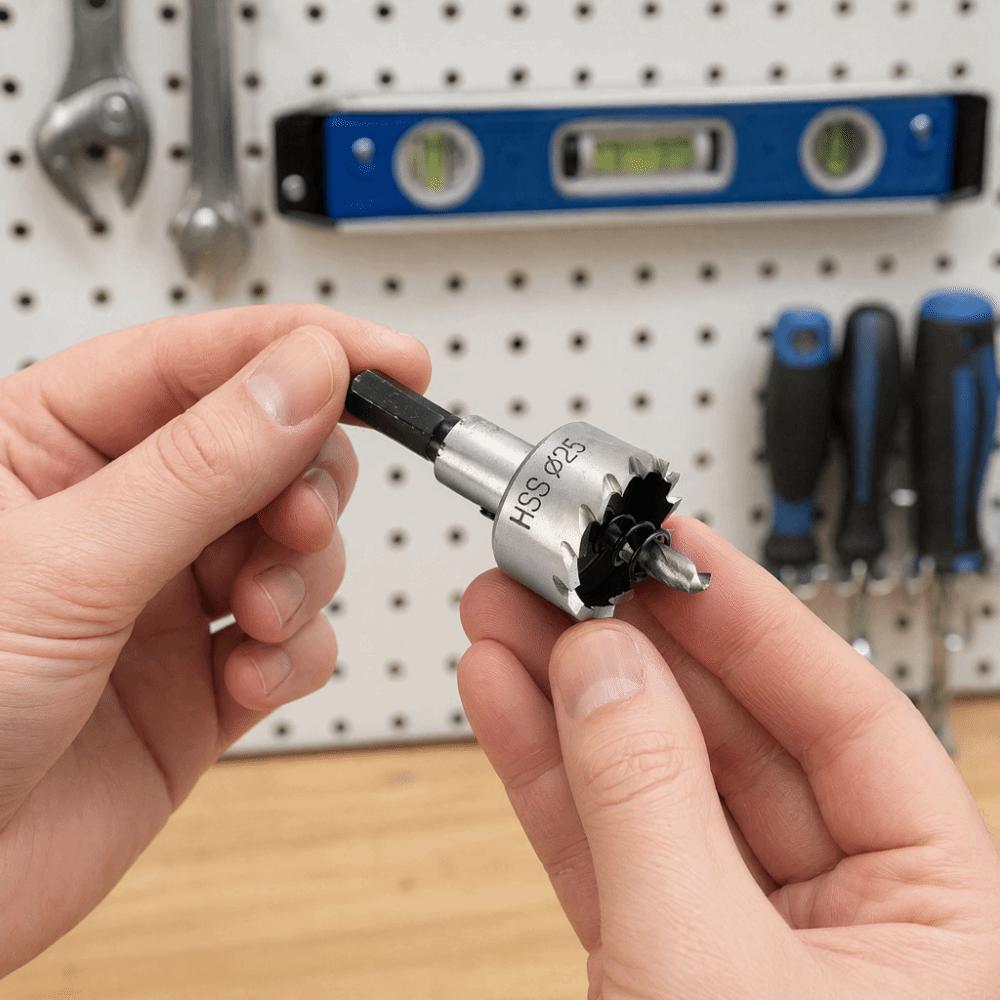 20mm Diameter Hole Saw Cutter Triangular Shank Metal Drill Bit For Wood Drilling