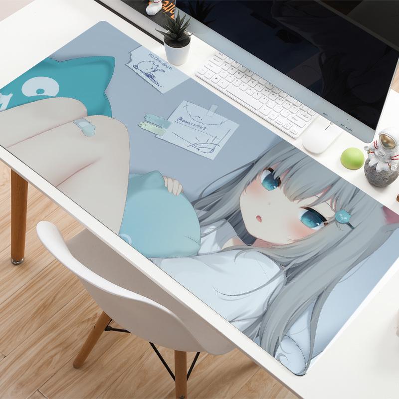 Nekoha Shizuku Extra Large Anime Mouse Pad with Precision Stitched Edges