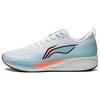 Li Ning Red Hare 6 Rutschfest Abriebfest Niedrig geschnitten Laufschuhe Herren Weiß Blau ARMT015-5