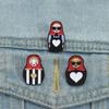 Cultural Costume Collected Enamel Pin Classic  Nesting Doll Metal Brooches Lapel Badge Jewelry Gift For Friends