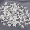 Card CraftWhite DIY Decor Decoration Wedding Flatback Pearl Snowflake Embellishment Christmas