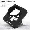Camera Protective Cover Soft Silicone Instant Camera Case Wear Resisting and Drop Proof Black
