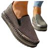 Plus Size 35-43 Shoes for Women Ladies Flat Sequined Sneakers Casual Slip On Platform Shoes Comfortable Vulcanized Shoes