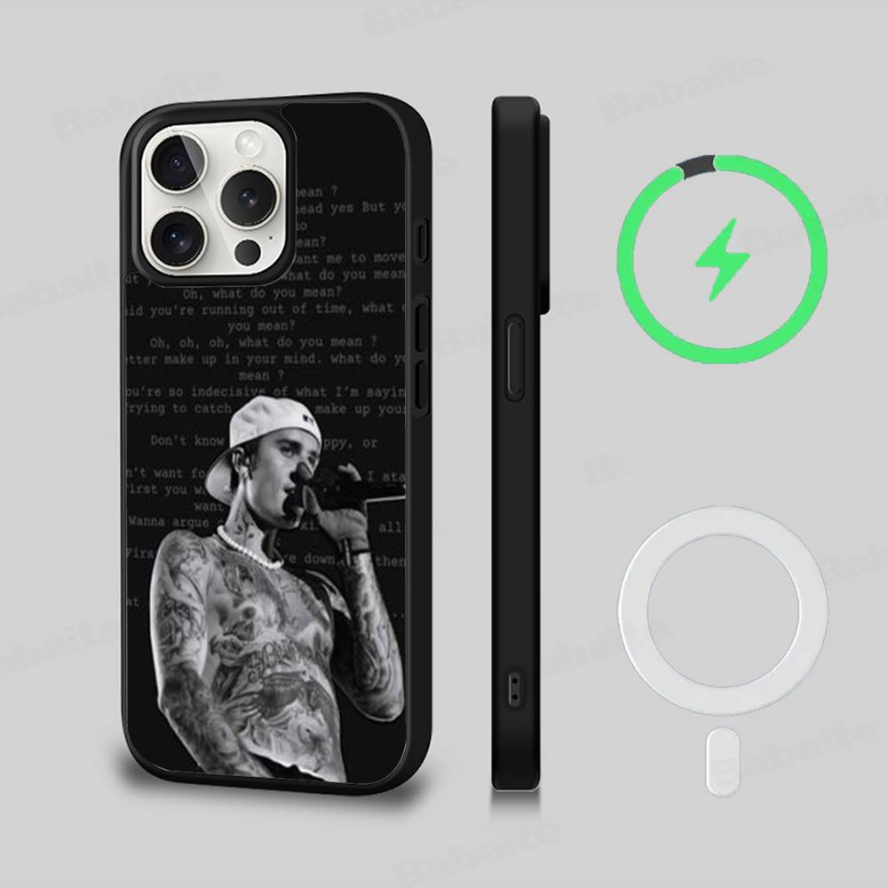 

Певец Джастин Бибер Для IPhone 17 Air 16 E 15 14 13 12 11 Pro Max Plus ПК Ударопрочный ТПУ Чехол Для Magsafe Чехол для Телефона iPhone 11