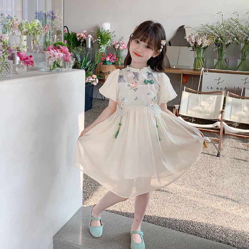 Girls  New Chinese Style Hanfu Princess Dress 130