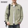 MARK FAIRWHALE Men's Loose Fit Workwear Long Sleeve Shirt