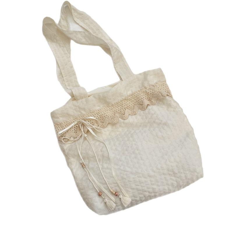 5 Premium Sense Large Capacity Armpit Bag Work Women's Bag Student Canvas Shopping Bag Shoulder Bag Handbag