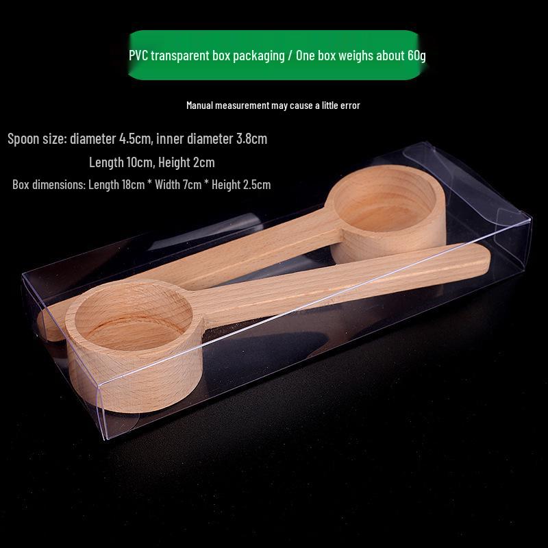 Wooden Coffee Measuring Spoon 8g/10g - Black Walnut & Beech, Long/Short Handle