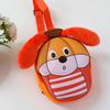 Single Kids Cartoon Shoulder Chest Bag With Cute Dog Print And Plush Design Ear