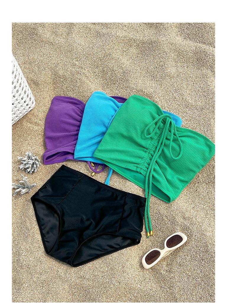 Women's Sexy Backless Two-Piece Swimsuit - High-End Hot Girl Beach Wear