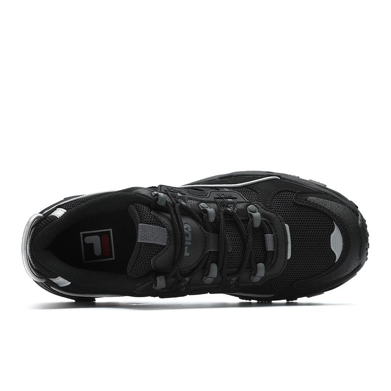 New FILA TREK Abrasion Resistant Coverage Low Top Casual Shoes Women's Black F12W422115FBK