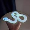 3D Printed Snake Luminous Snake Egg Viper Snake Joint Movable Simulation Small Snake Model Creative Children's Toy Ornament
