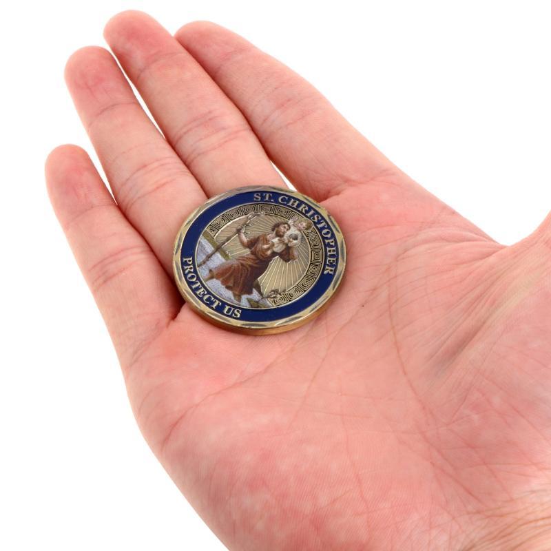 St Christopher Patron Saint Of Travelers Commemorative Challenge Coin Collection