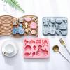 Reusable Food Grade Silicone Baking Molds 9 Farm Animal Vegetable Designs Mould For Cakes Candies Crafts