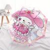 My Melody,Pink Bow Automatic Folding Umbrella Simple 8 Rib Design, Bright Cartoon Pattern, Durable Iron Frame, Suitable For Travel, Outdoor,
