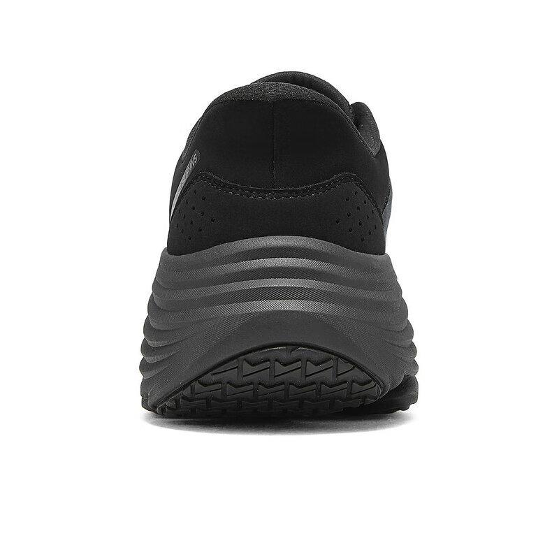 Skechers Scarpe da Ginnastica Basse Versatili in Tessuto Morbido e Pelle Sintetica da Uomo Sneaker Uomo Nero 220610-BBK