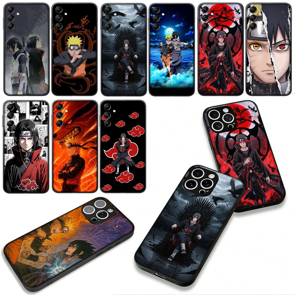 Sasuke Uchiha Itachi Naruto Case for Motorola Moto G54 G05 G24 G45 G55 G75 G85 G15 G57 G86 Power Edge 50 30 Ultra Fusion neo Pro