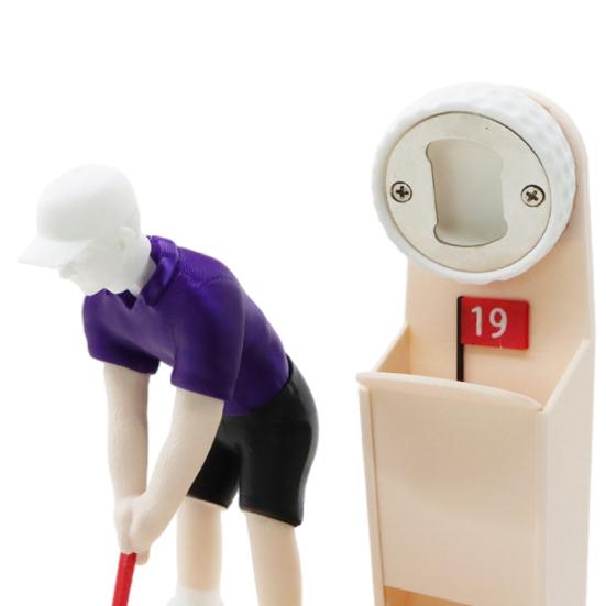Golf Swing Beer Buddy, Golfer Beer Bottle Opener, Golf Themed Fun Bottle Opener for Parties Man Cave Home Bar