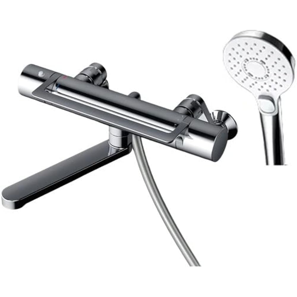 TOTO Bathroom Wall Thermostat Mixer Faucet Arch Handle 170mm Comfort Wave Plated Click