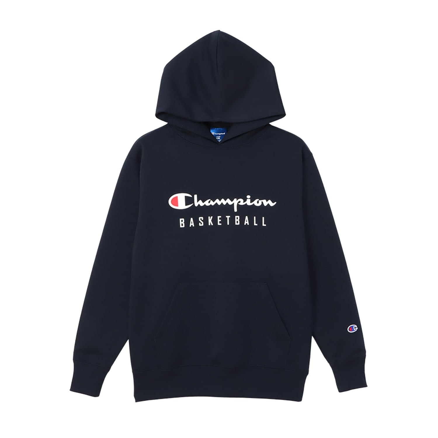 

Champion Лонгслив с логотипом Script, мини-худи, баскетбольный, темно-синий, детский, быстросохнущий свитшот, (CK-YB115)