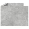 Daybed with Drawers Without Mattress Concrete Gray 100x200 cm