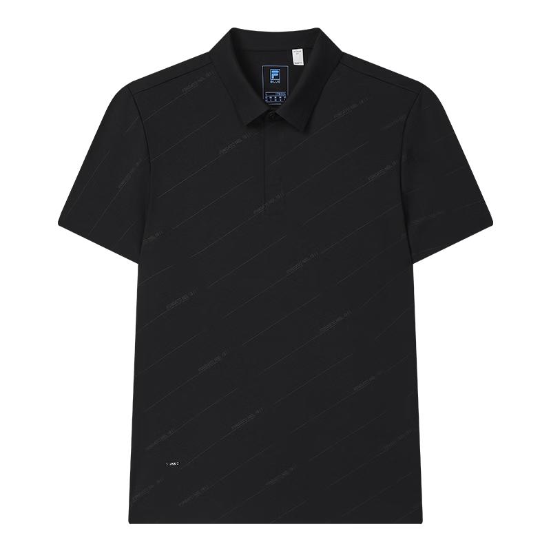 FILA Men s Knitted Short Sleeve Polo Shirt L