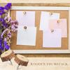 20/40/60 Pcs Pine Chip Push Pins Thumb Tacks Decorative Pushpins Poster Pins Notice Board Pins for Map Fabric Marking