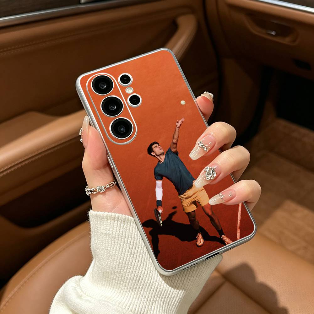 C-Carlos -A-Alcaraz-Tennis Phone Case For Samsung S25,S24,S21,S22,S23,S30,Ultra,S20,Plus,Fe,Lite Transparent Cover