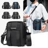 Men's Shoulder Bag Business Leisure Large Capacity Portable Handbag Zipper Multi Layer Waterproof Summer Male's Crossbody Bags