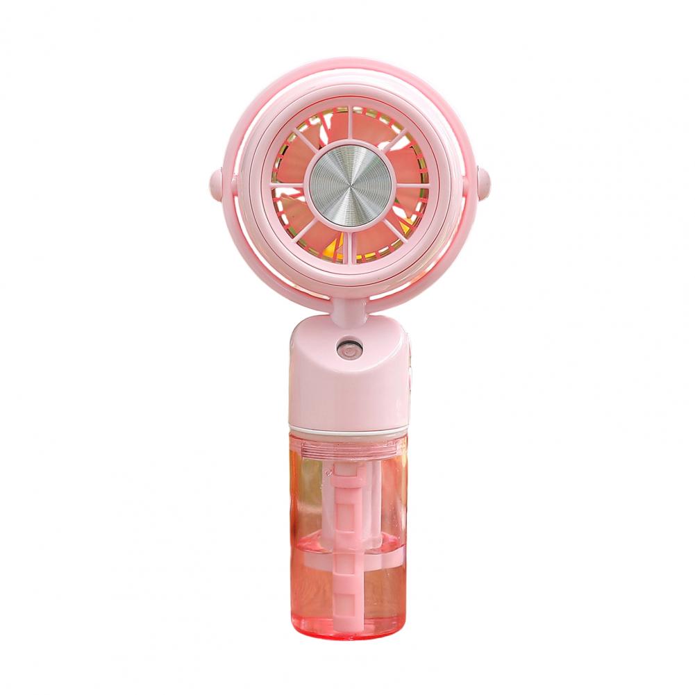 Summer Misting Handheld Fan with USB Charging Portable Mini Cooling Fan with Water SprayDesktop Fan for Outdoor Office