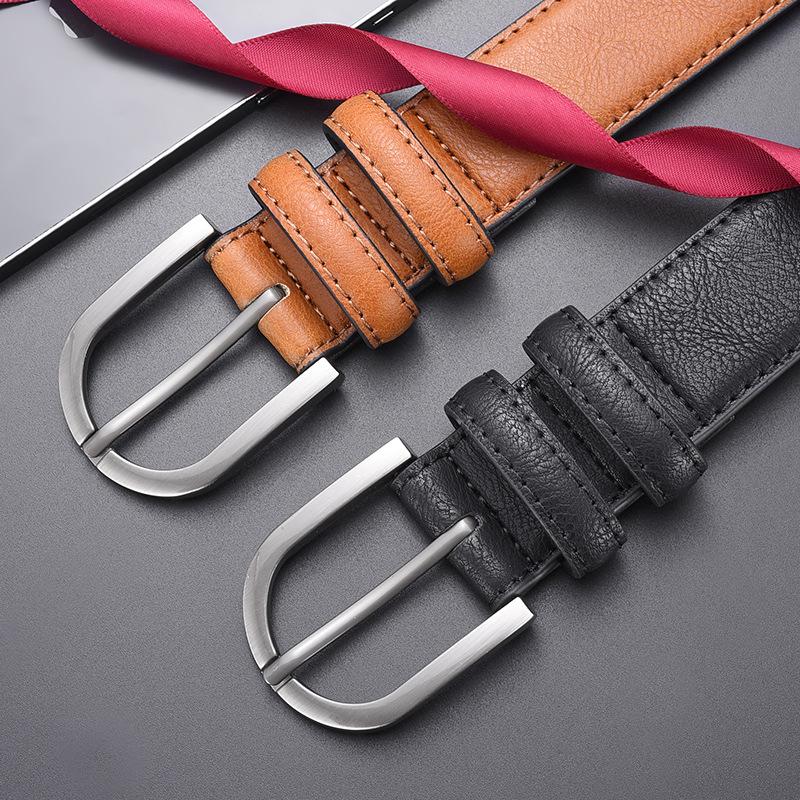 Men'S Casual Pin Buckle Belt Men'S Belt Pu Belt Men'S Premium Belt Men'S