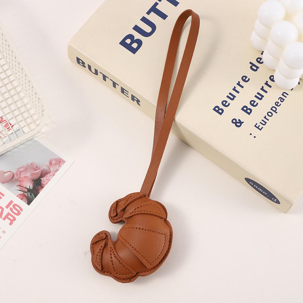 Kreativer Leder Kuh Taschenanhänger für Handtasche Schlüsselbund Dekoration
