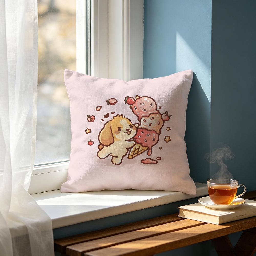 Cute CCute Puppying Cushion Cover Cushion Cover Set Pcs X X X Pillowcase Decorative Sofa Home Decor