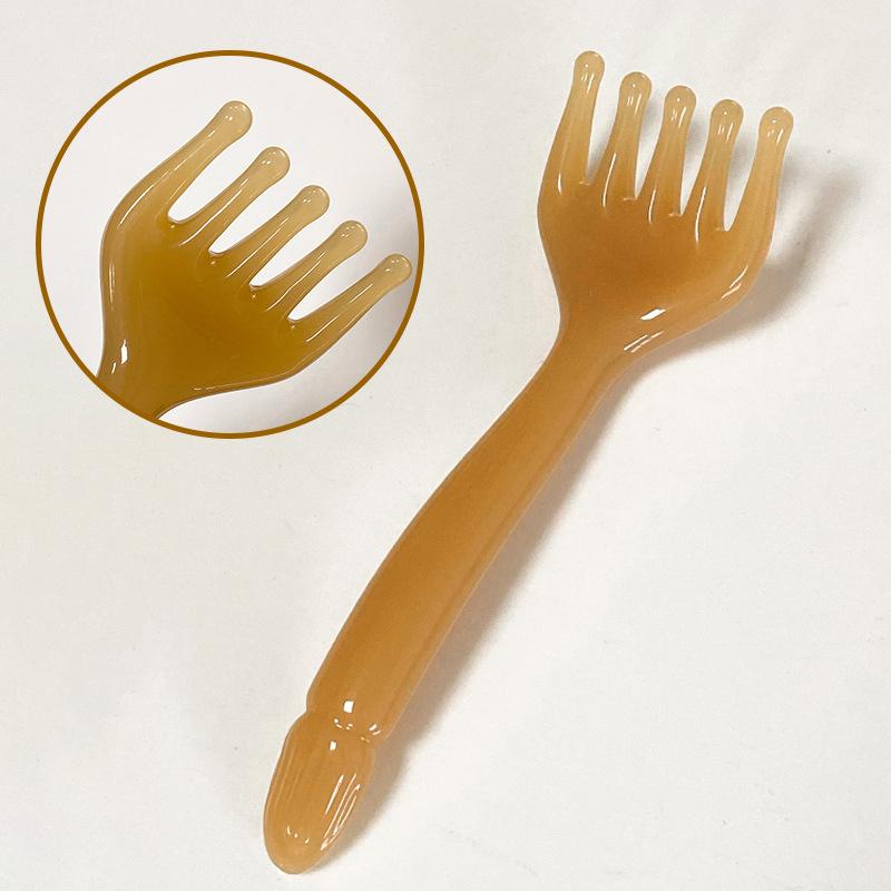 Masážní masáž hlavy Pokožka hlavy Gua Sha Pro Tělo Masáž šíje Masáž nohou Škrábání pěti drápy Masážní tyčinkou Škrábání drápů Masážní masáž drápů