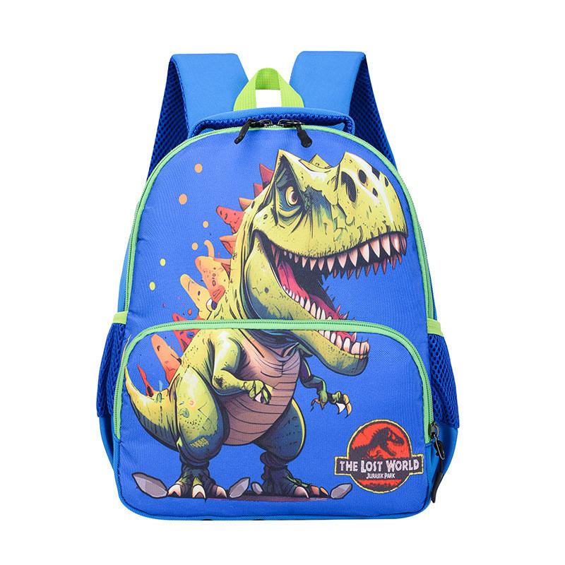 Adorable Dinosaur Cartoon Backpack Breathable Canvas For Kids Boys And Girls 2-6 Years