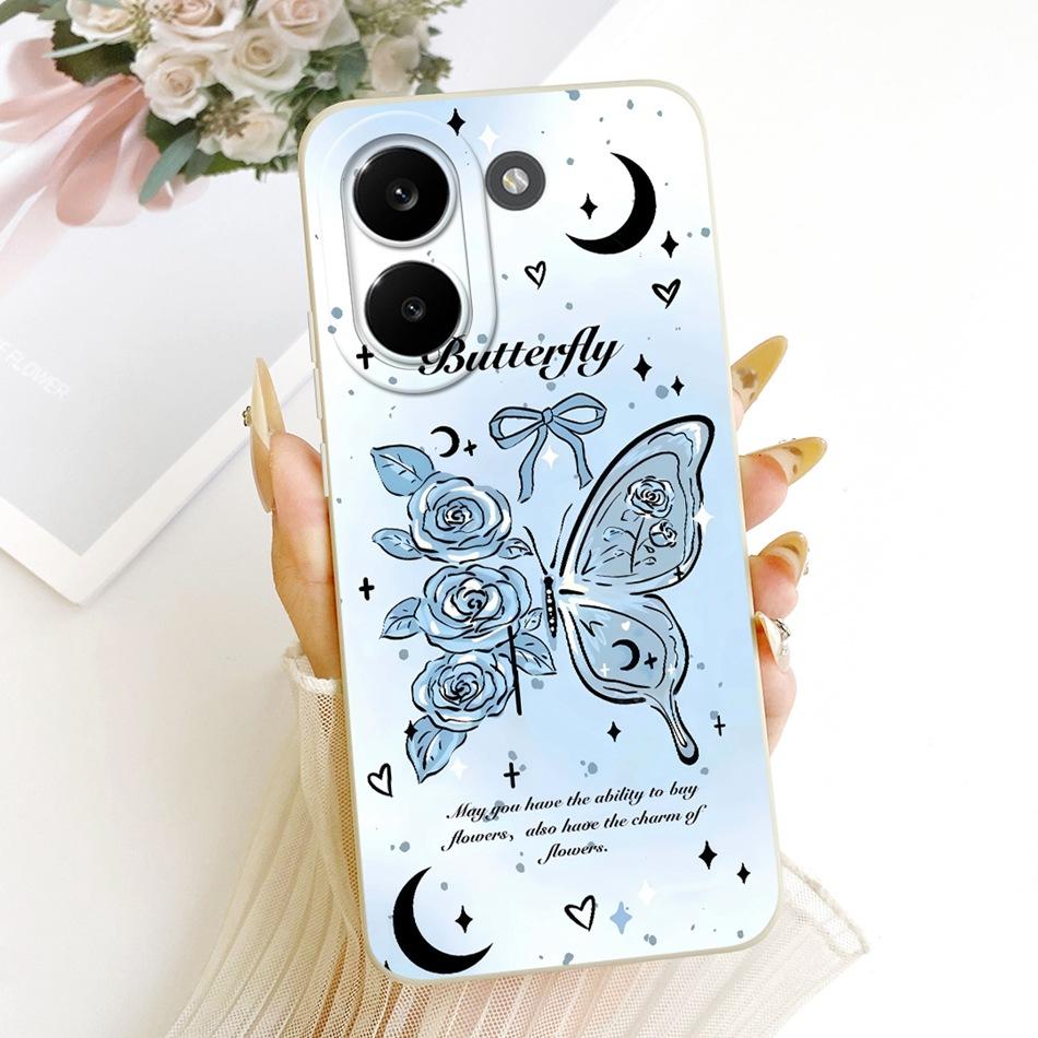 For Xiaomi Poco X8 Pro / X8 Pro Max Cute Cat Flower Cartoon Phone Case For Poco X8Pro X 8 Pro Max 5G Soft Silicone Cover Bumpers