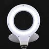 OHM Electric L-ZOOM LED Stand Light with Magnifying Glass, DS-L30B-W, 08-0871
